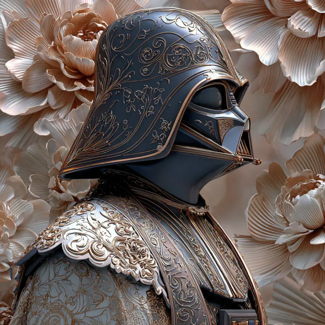 Floral Darth Vader - Gallery 3
