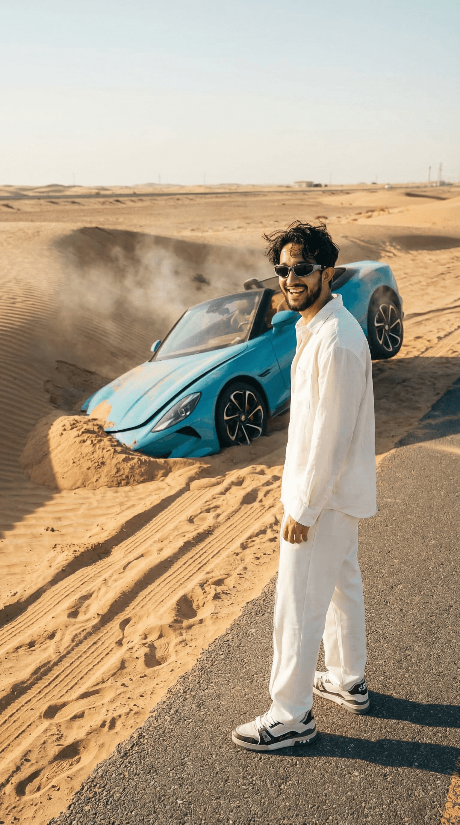 Cyberster CRASHED IN DUNES  - Gallery 1