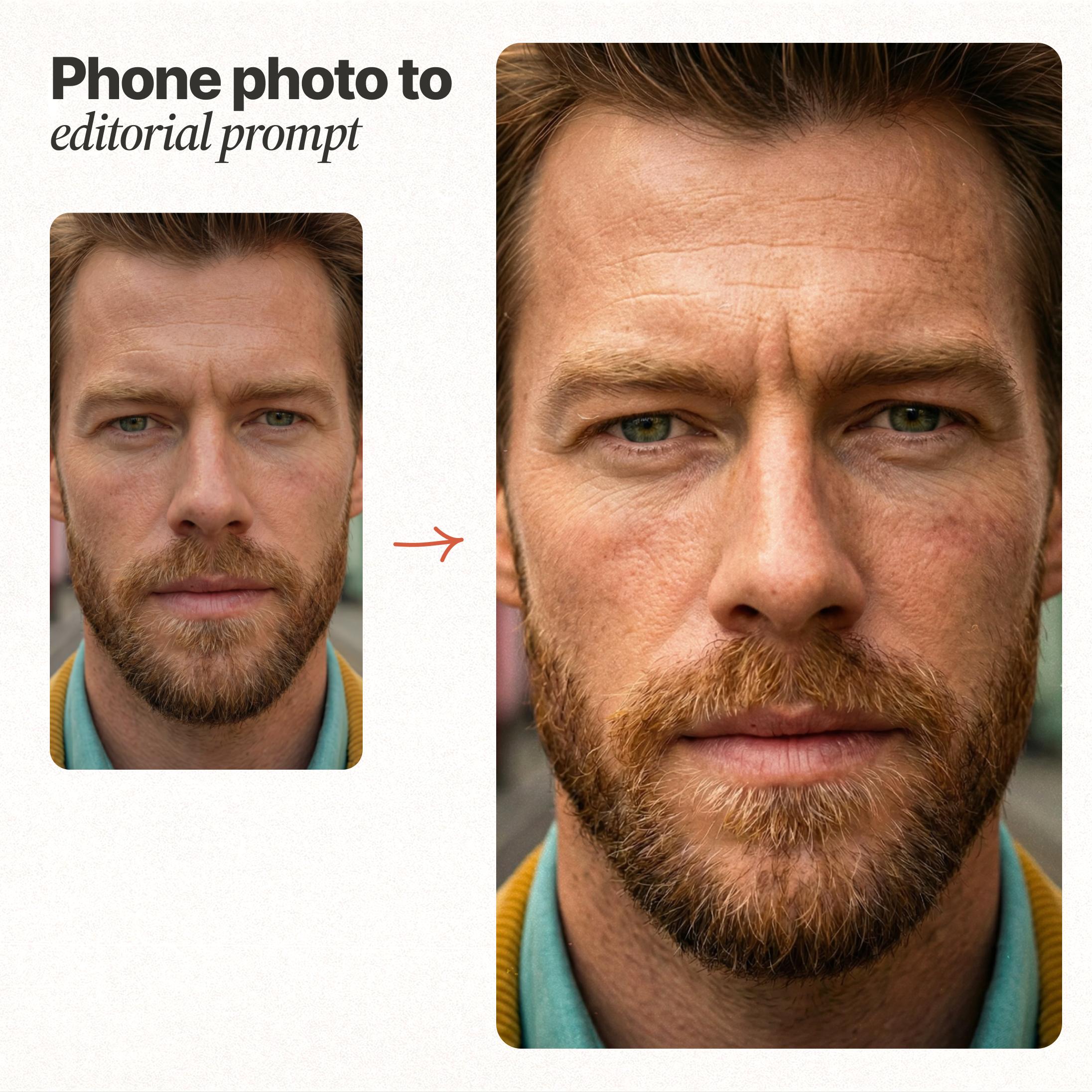 Phone Photo to Editorial Portrait - Gallery 4