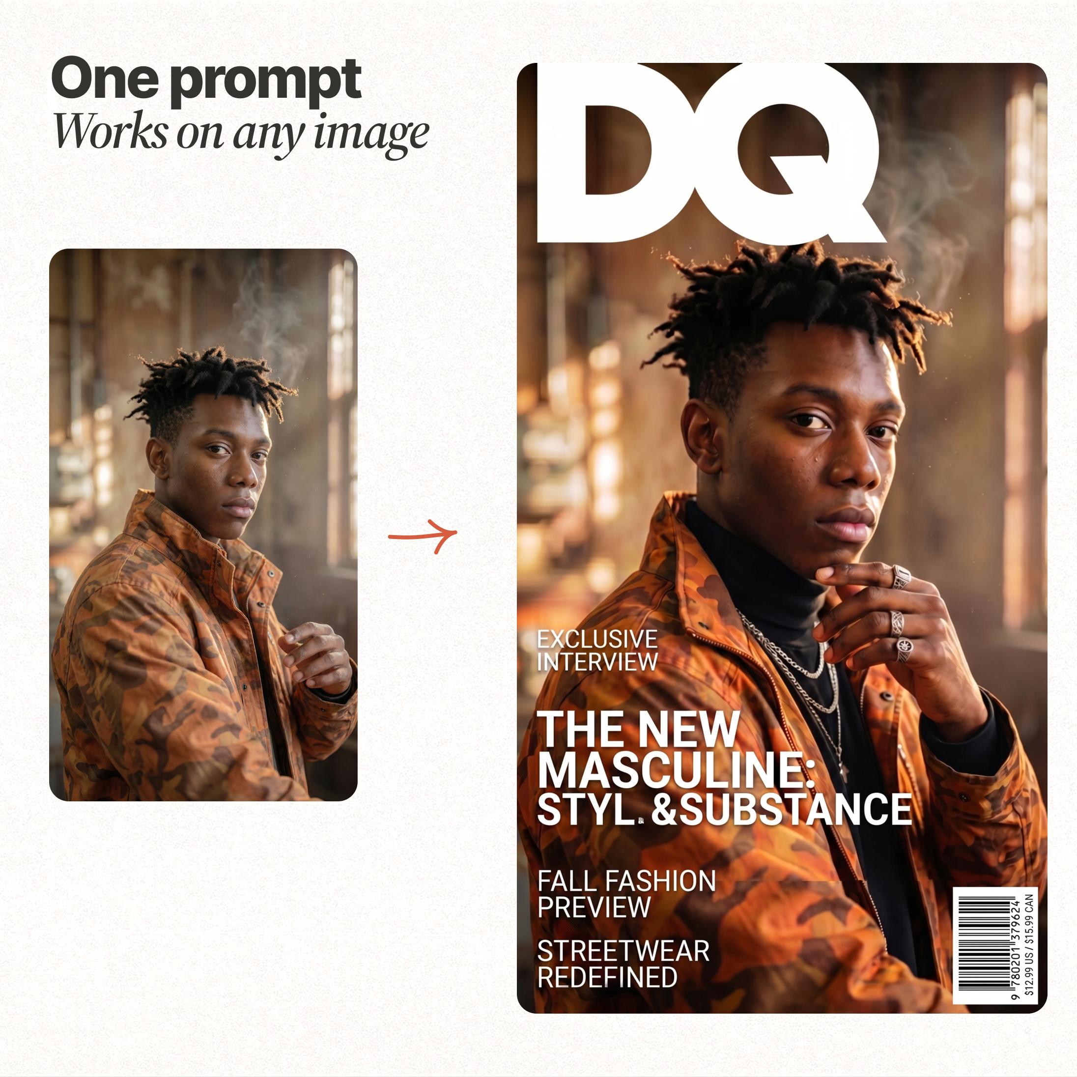 Fashion Magazine Cover Prompt - Gallery 3