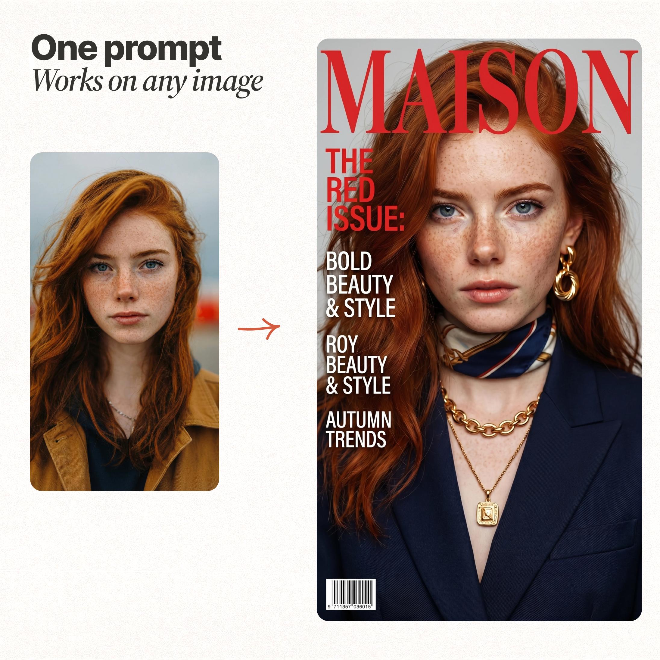 Fashion Magazine Cover Prompt - Gallery 4