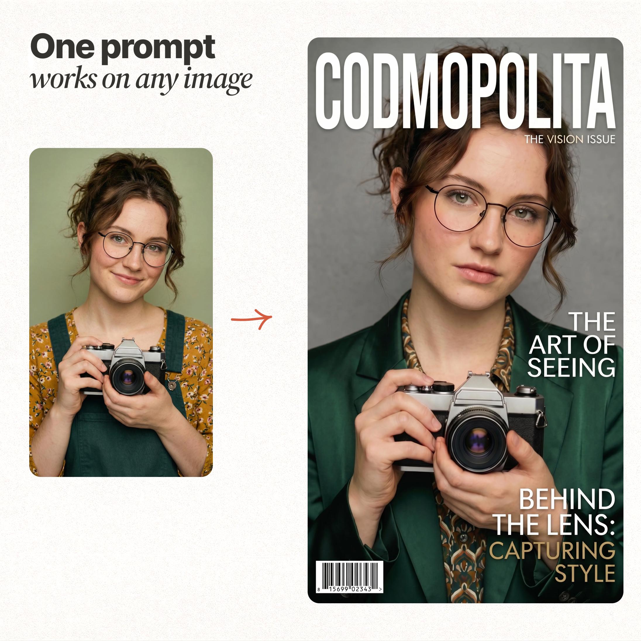 Fashion Magazine Cover Prompt - Gallery 5