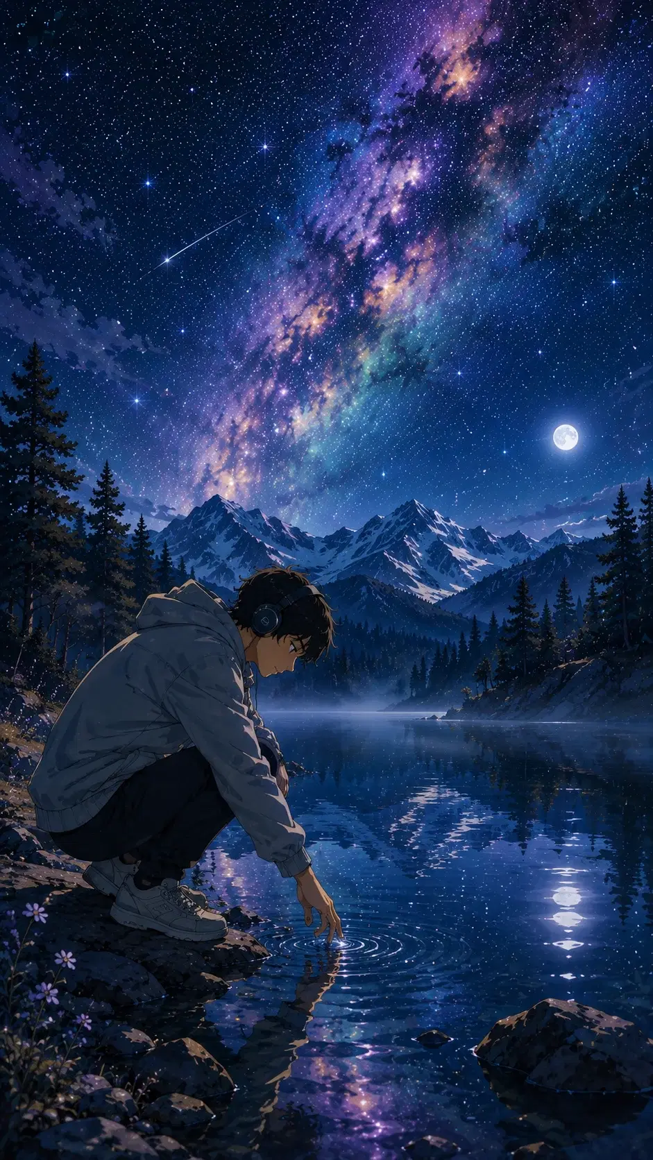 Lakeside Galaxy Reflection - Gallery 1