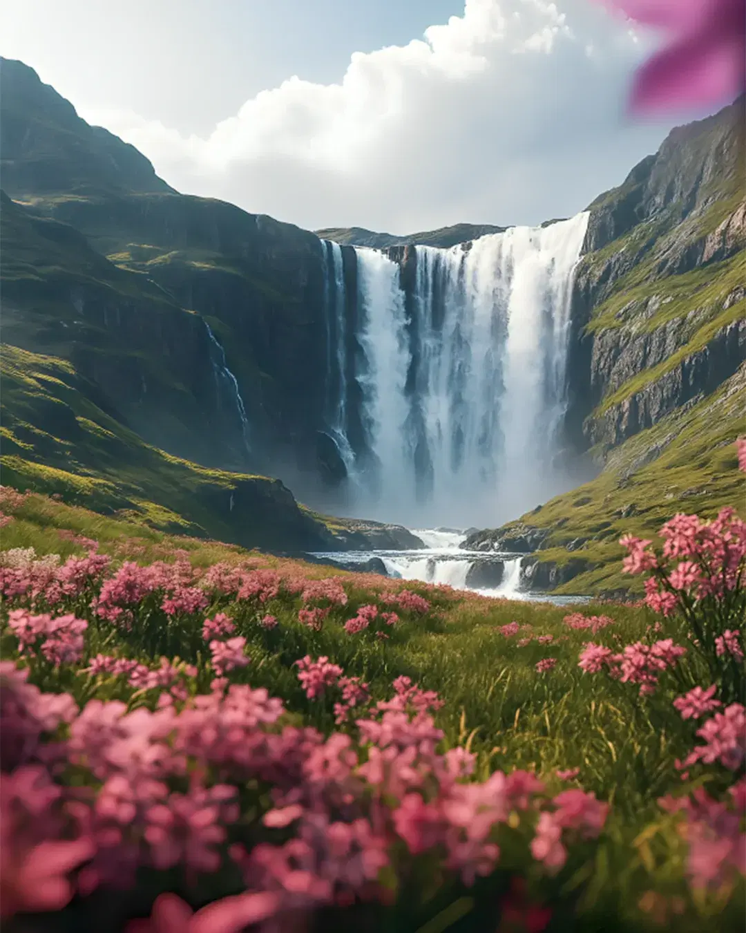 Waterfall Nature Product Background - Gallery 1