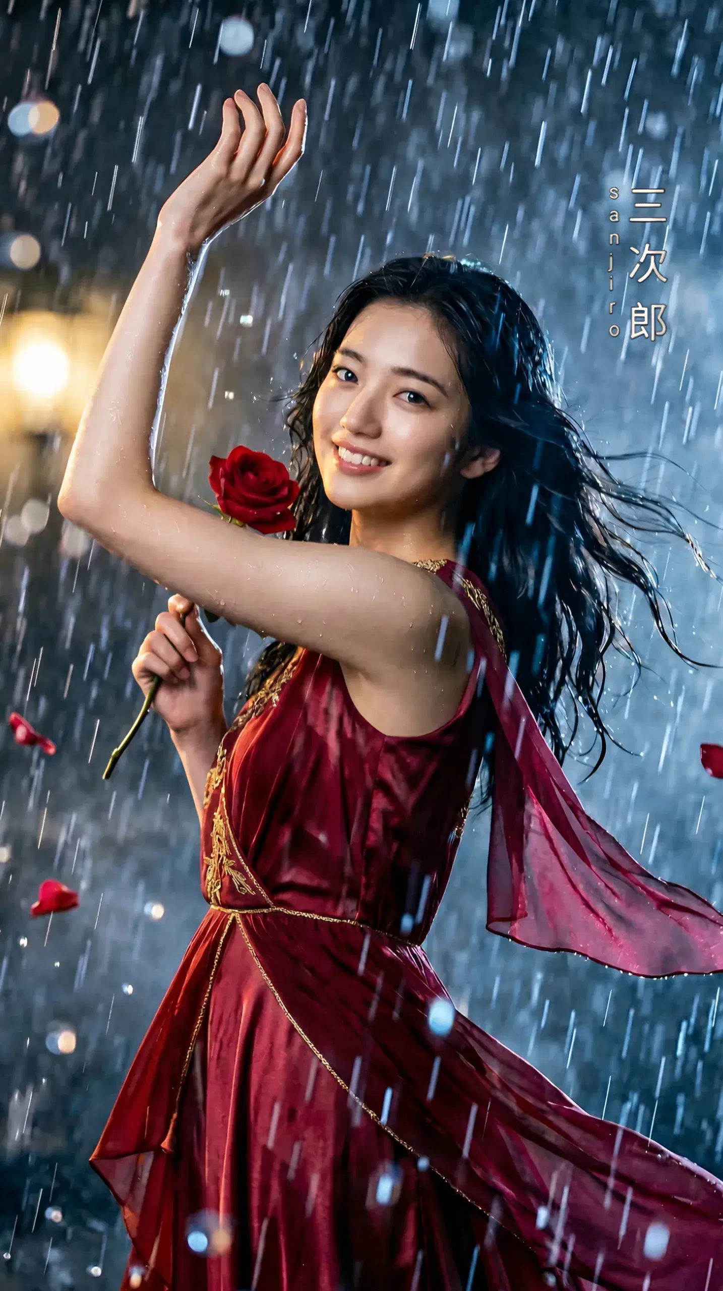 Ethereal Blooms In Cinematic Rain - Gallery 2
