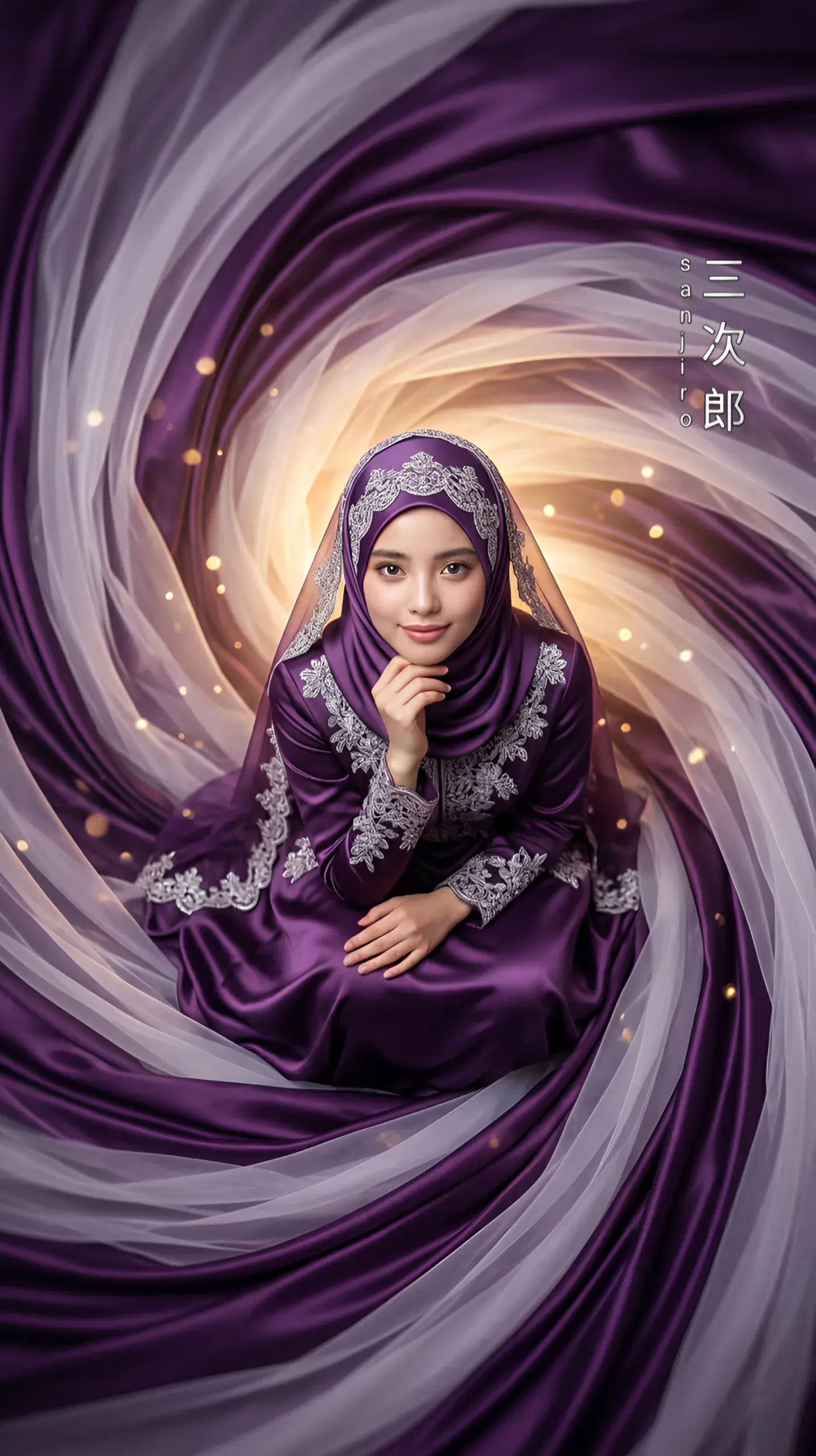 Celestial Mandalas of Swirling Silk - Gallery 3