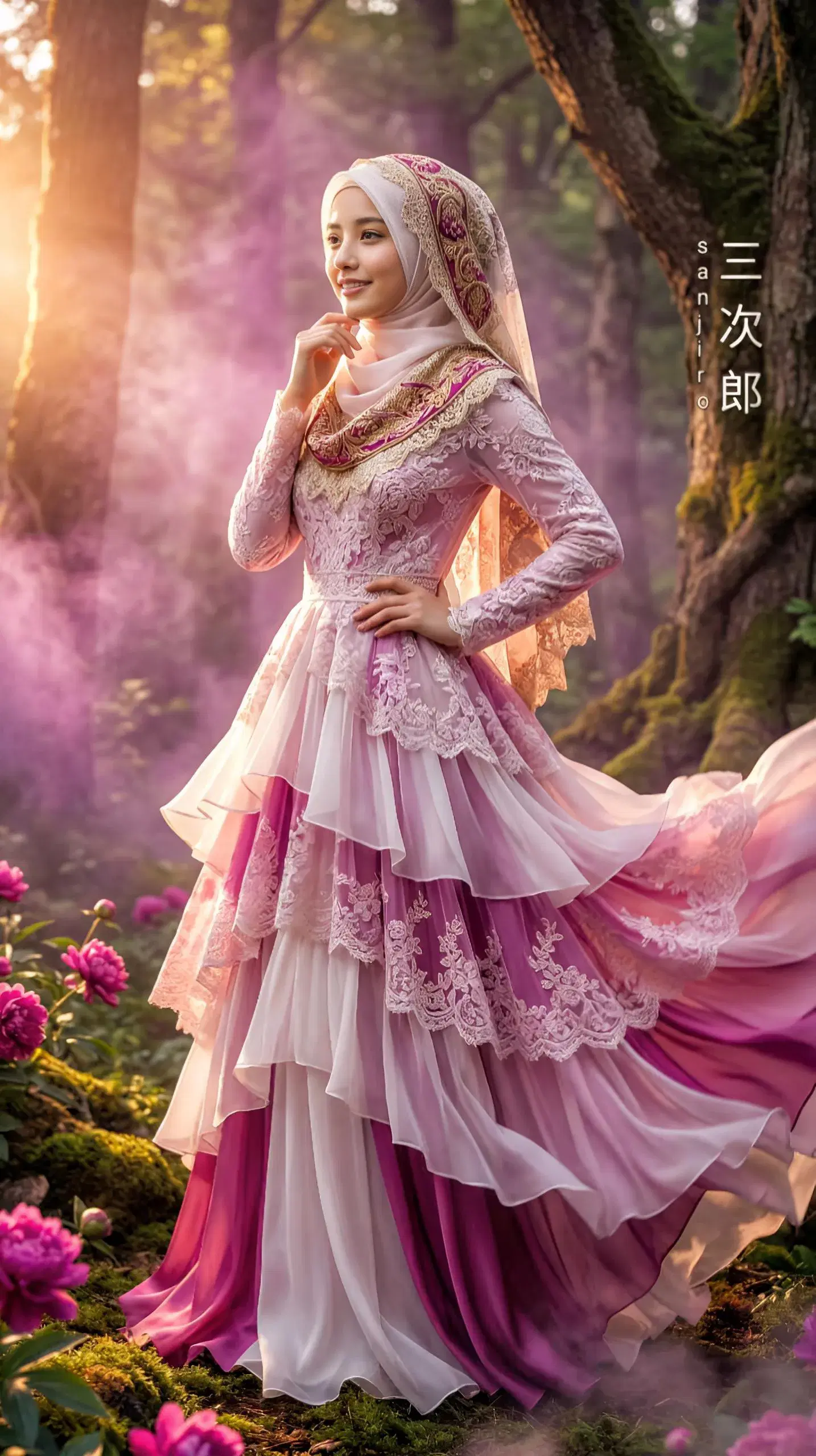 Cinematic Elegance In Golden Motion - Gallery 1