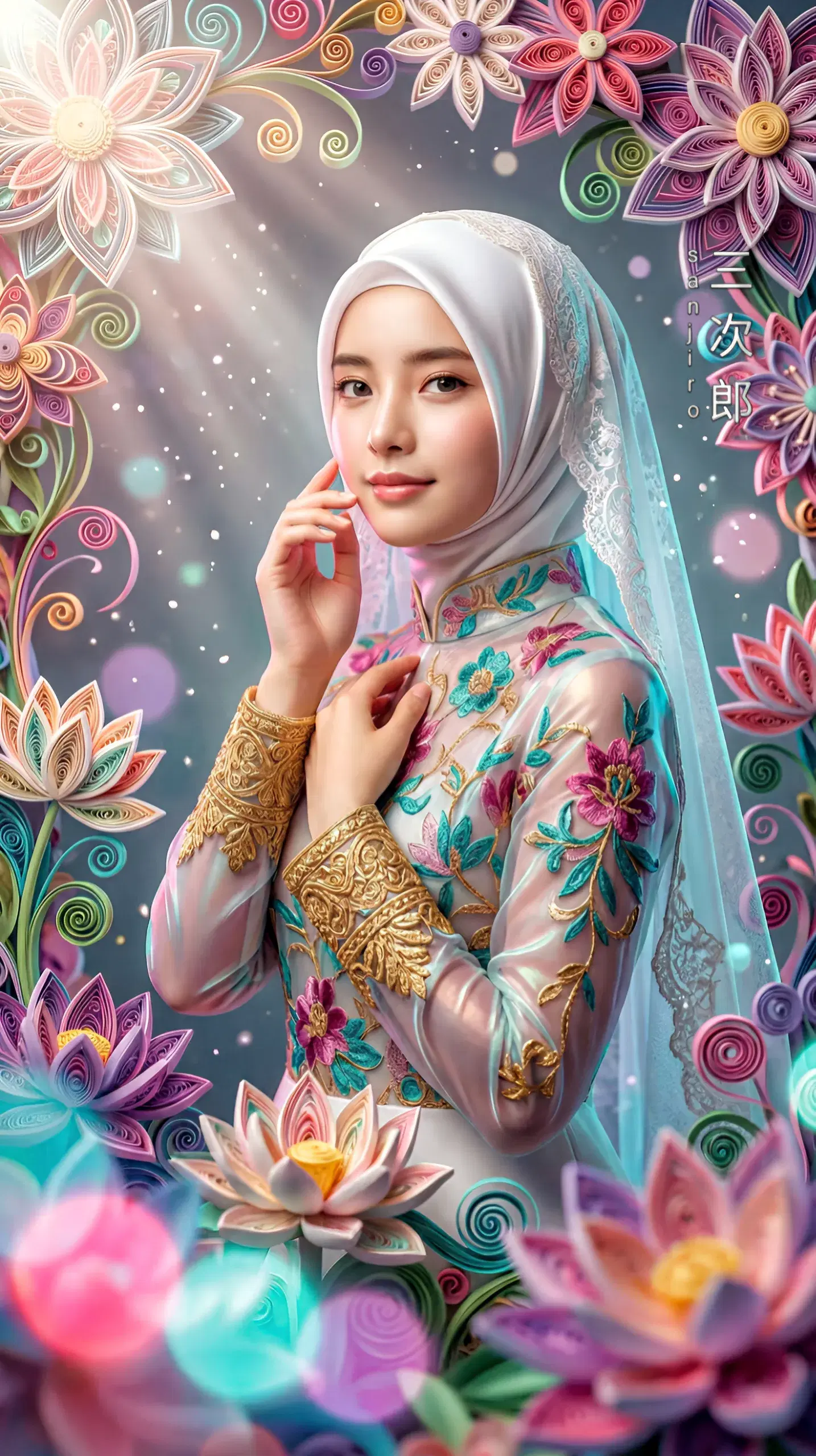Radiant Elegance Within Quilled Fantasies - Gallery 3