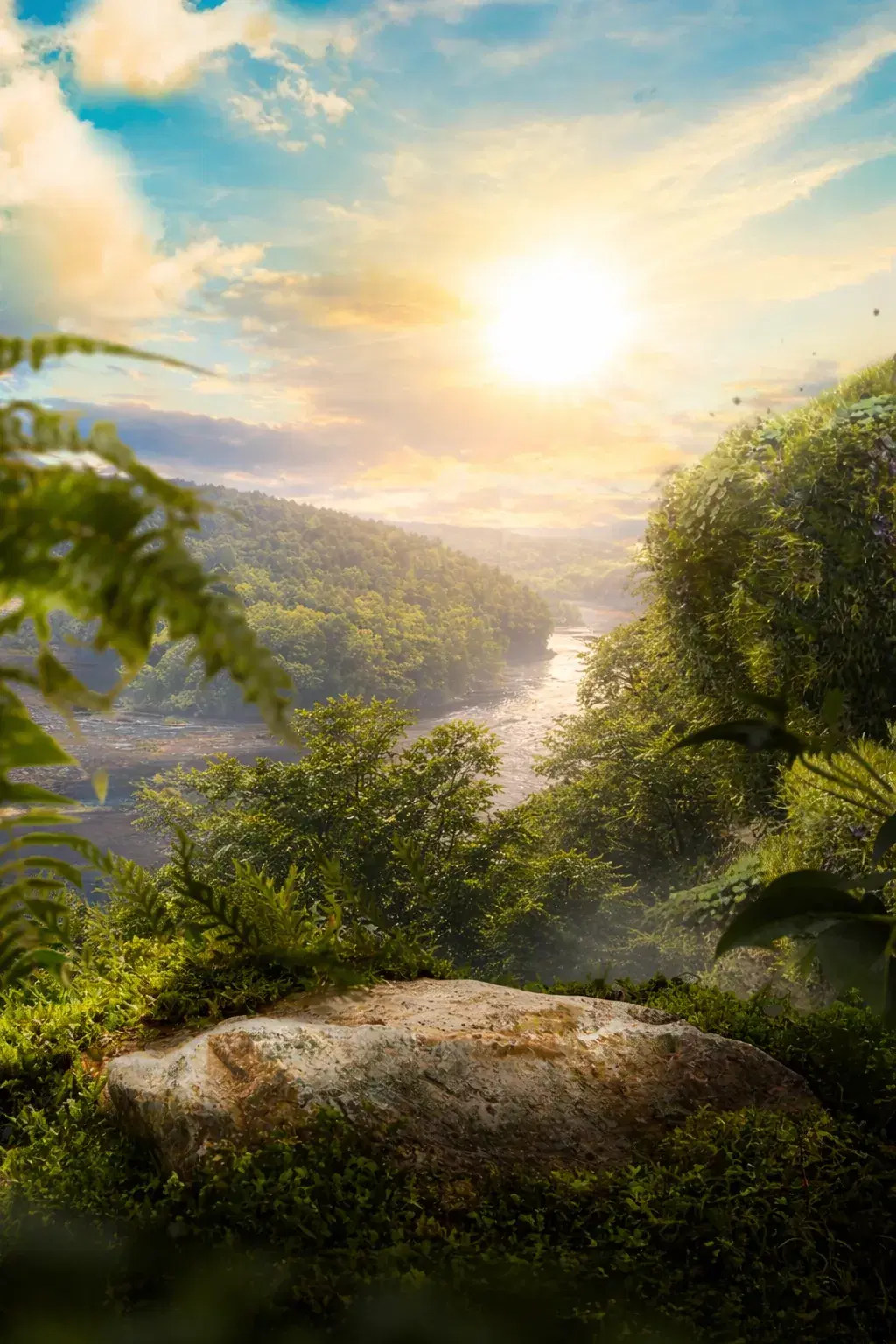 Cinematic Jungle Valley Landscape - Gallery 2