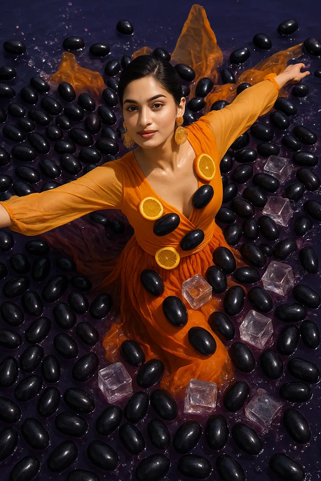 Luxury Perfume Frozen Crystal Advertisement Prompt - Gallery 1