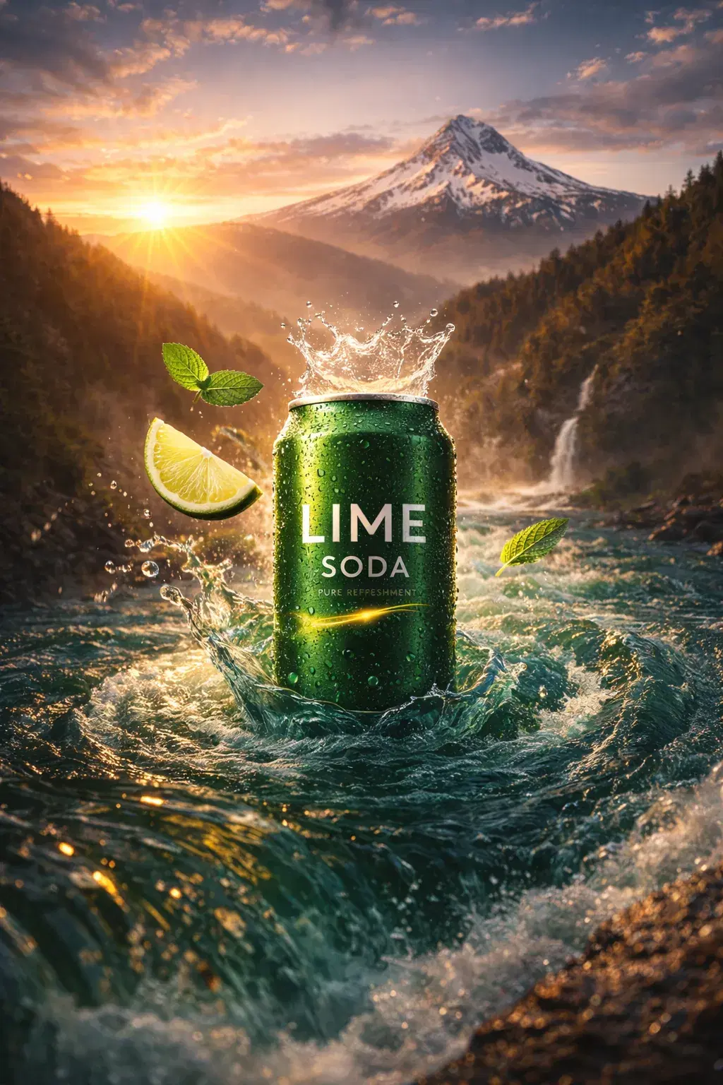 Lime Soda Splash Mountain Advertisement - Gallery 1