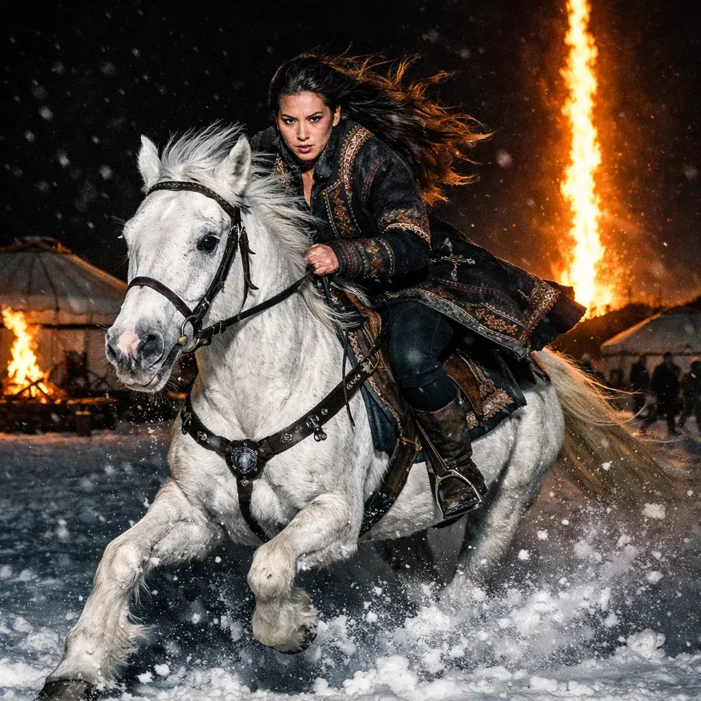 Epic Warrior Riding Horse Cinematic - Gallery 1