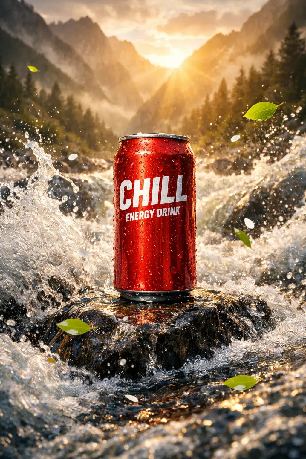 Mountain Energy Drink Splash Advertisement - Gallery 1