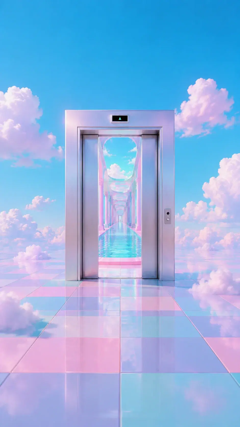 Surreal Floating Cloud Elevator Dreamcore - Gallery 1