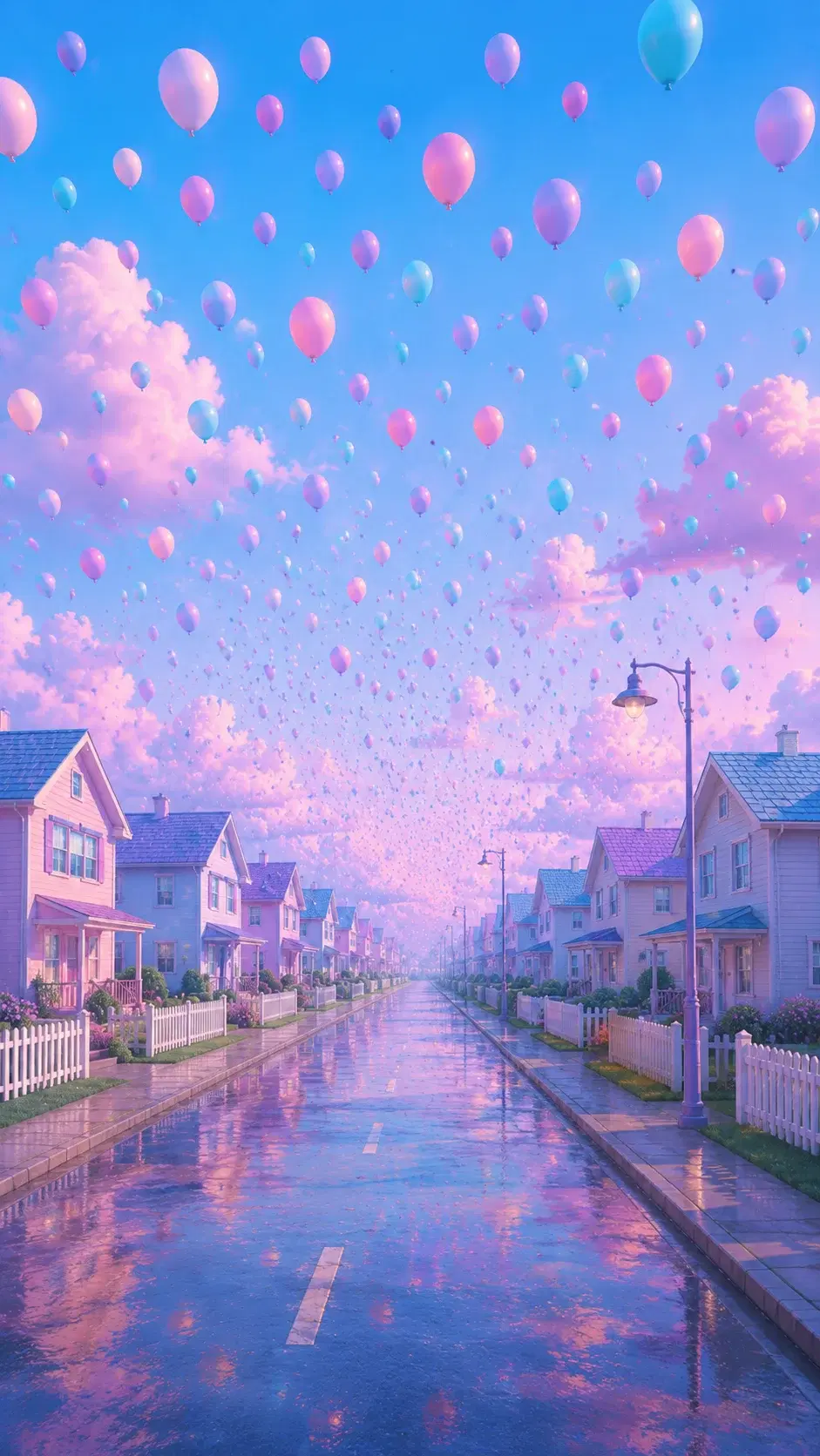 Floating Balloon Nostalgic Suburb Dreamcore - Gallery 1