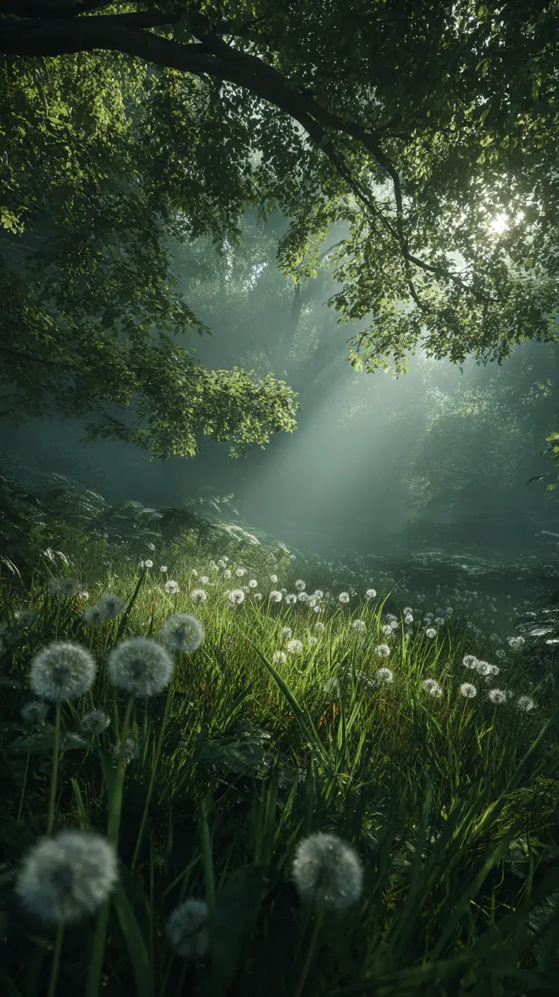 Misty Dandelion Glade - Gallery 1