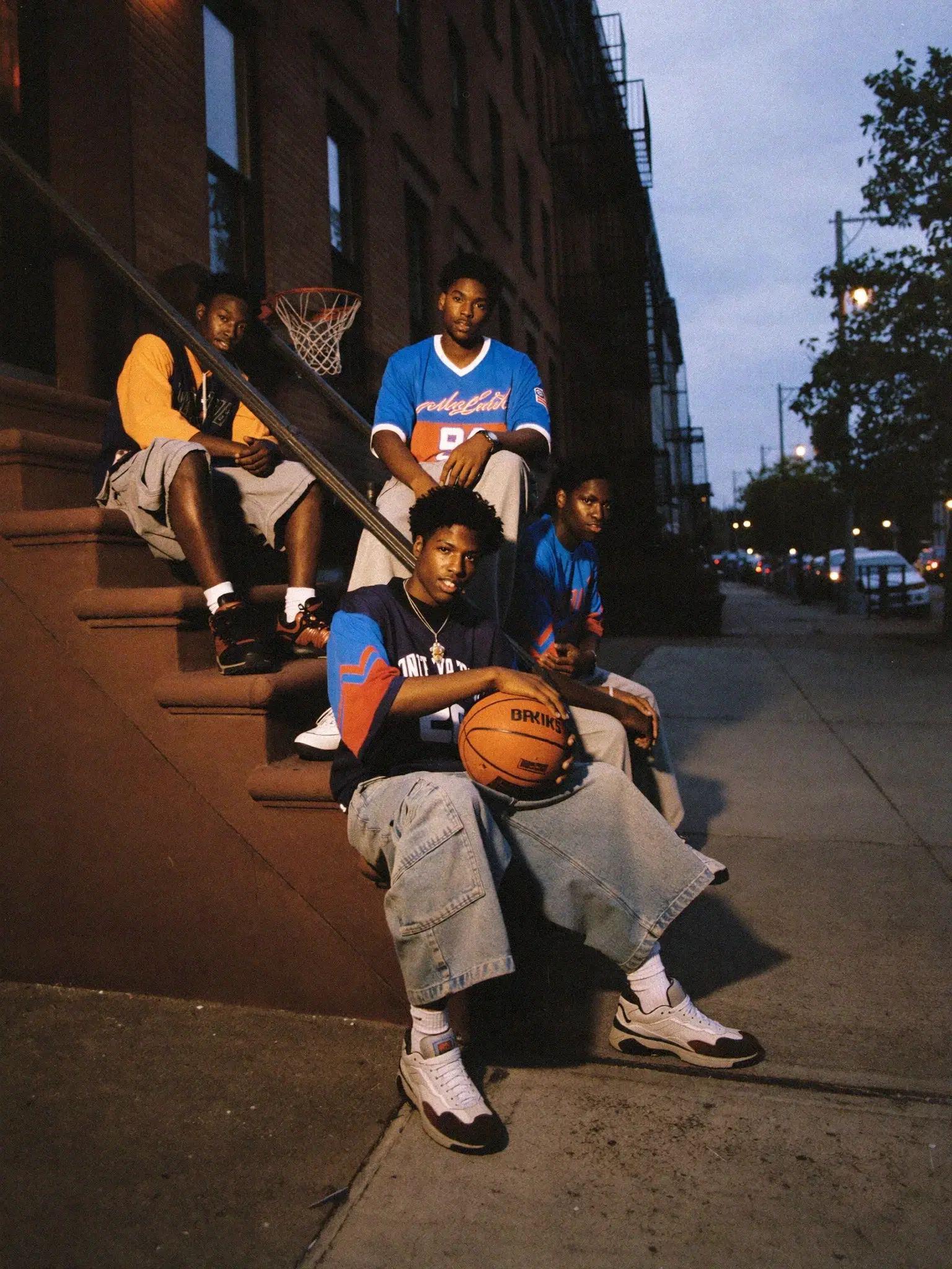 Group on Brownstone Stoop - Gallery 1
