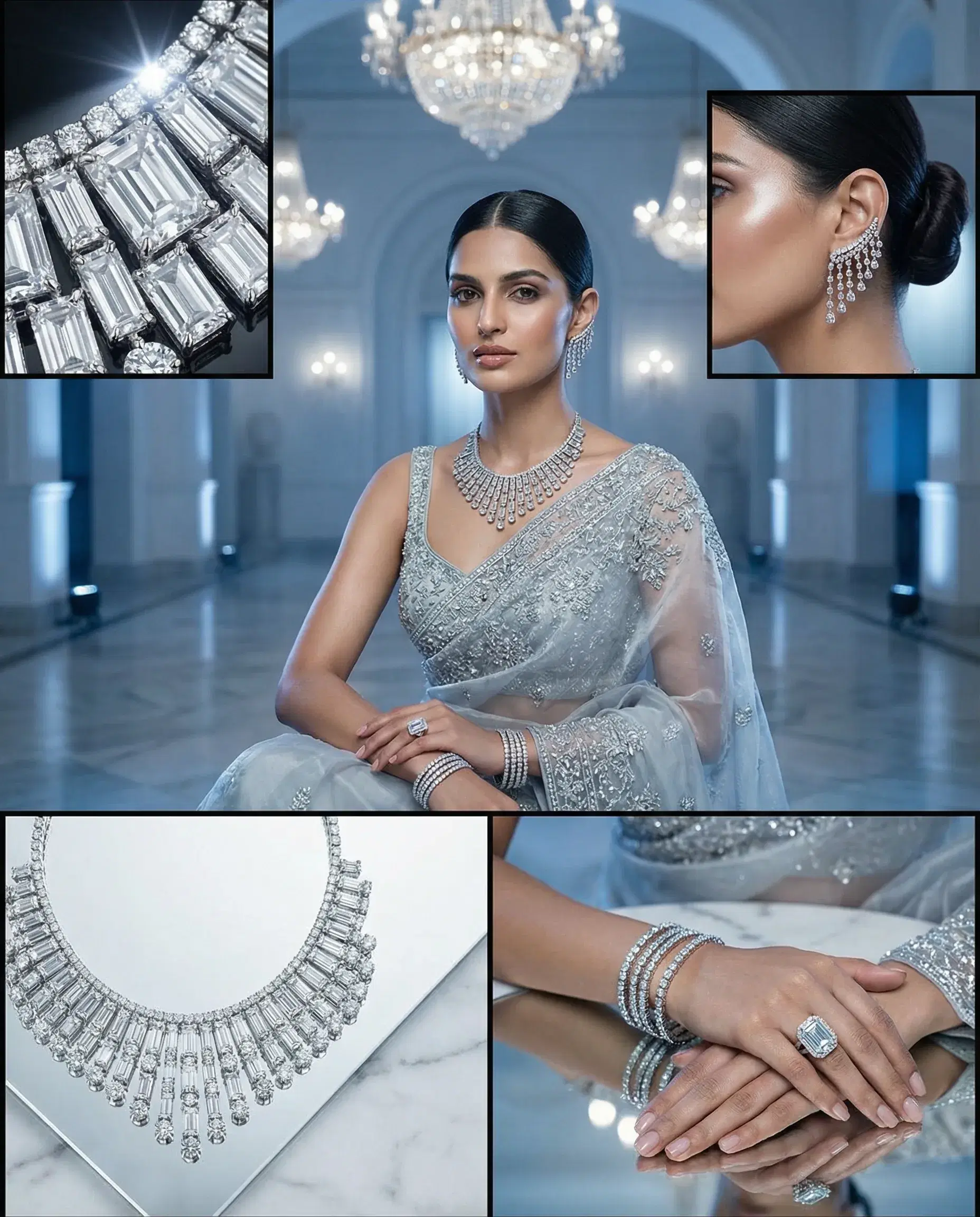 Luxury Bridal Jewellery Visual Prompt Collection - Gallery 1