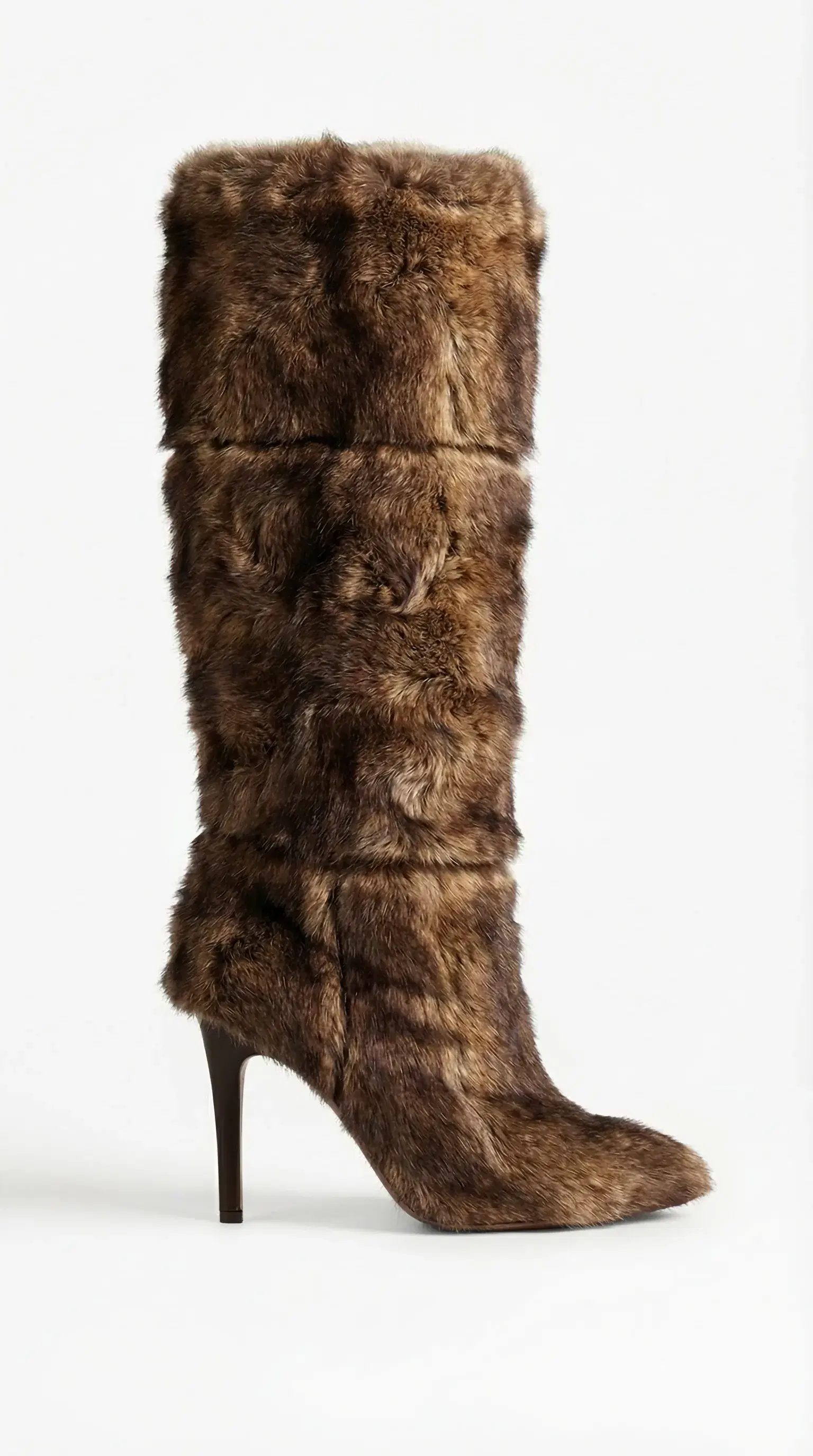 Luxury Faux Fur Heeled Boot Product Photography - Gallery 1