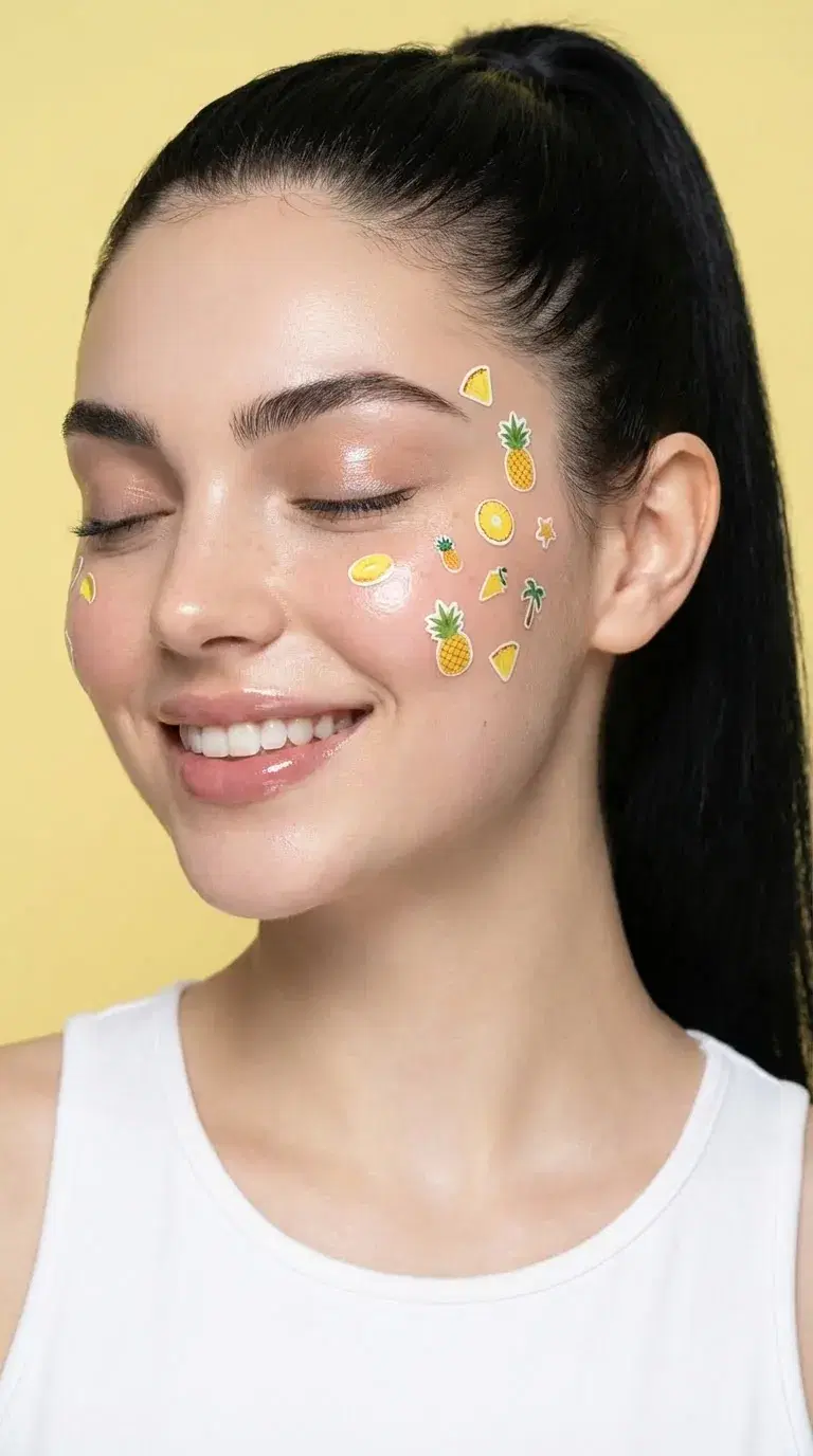 Pineapple Glow Beauty Portrait - Gallery 1
