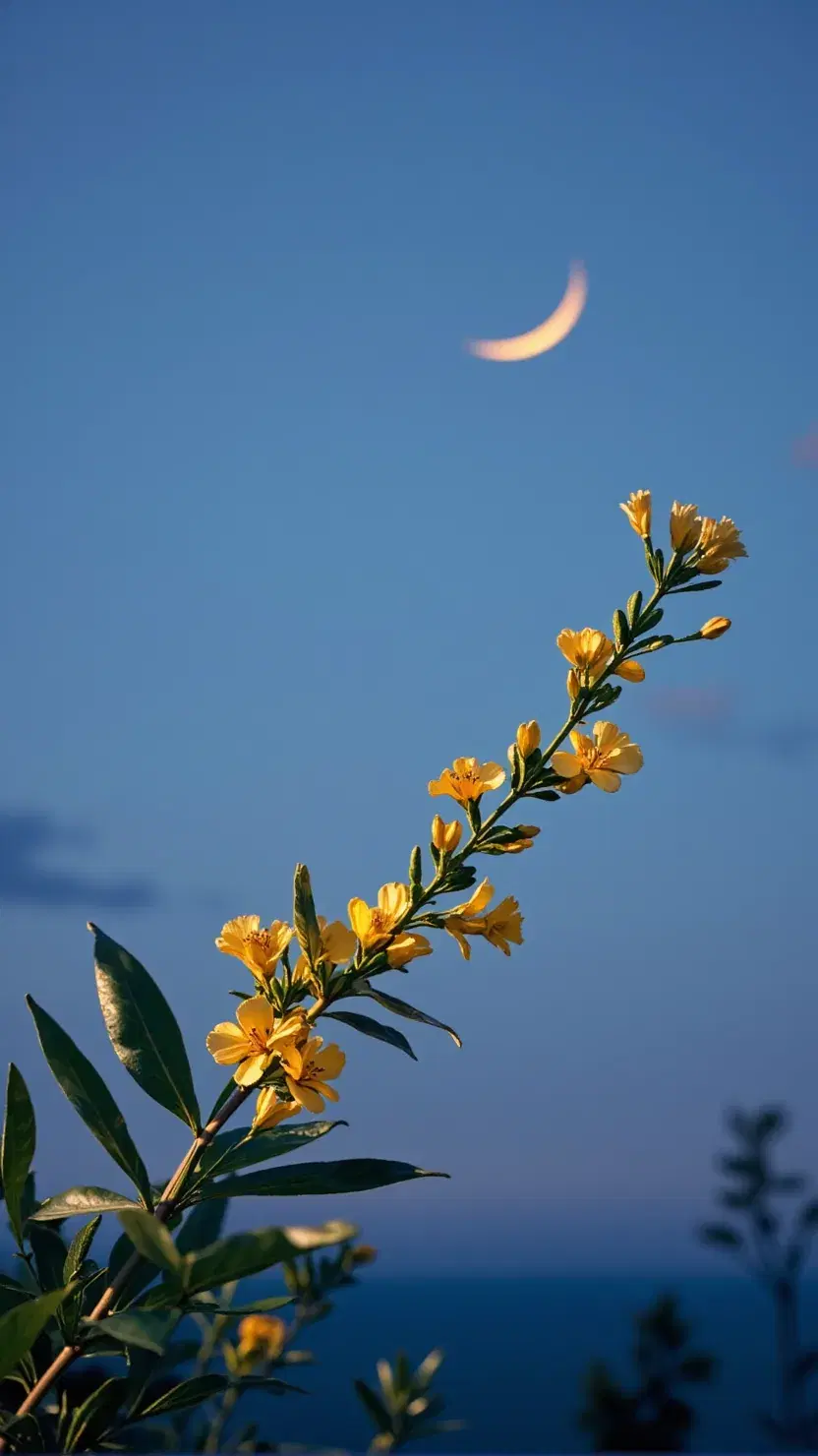 Moonlit Golden Bloom - Gallery 1