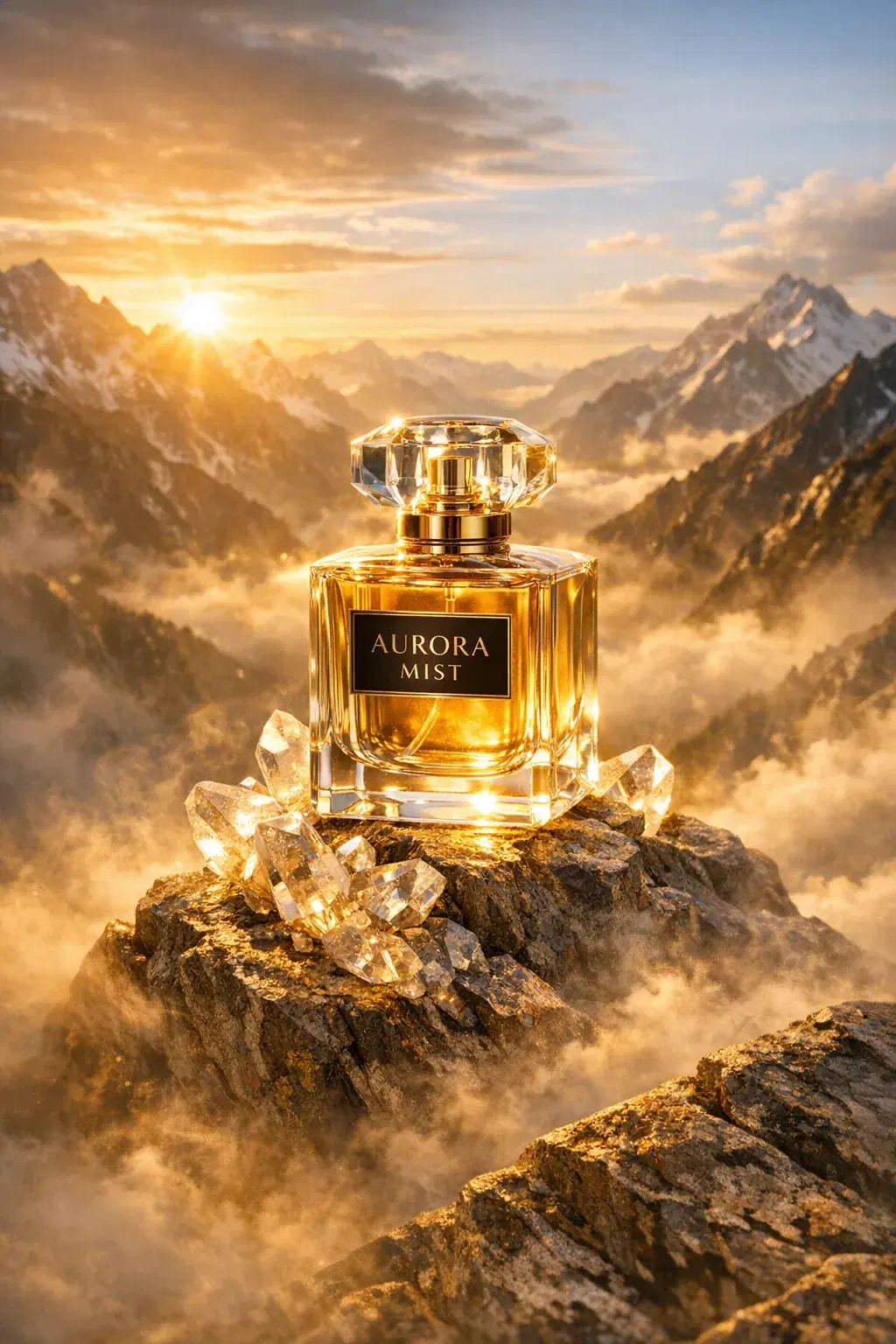 Golden Perfume "Aurora Mist" - Gallery 1