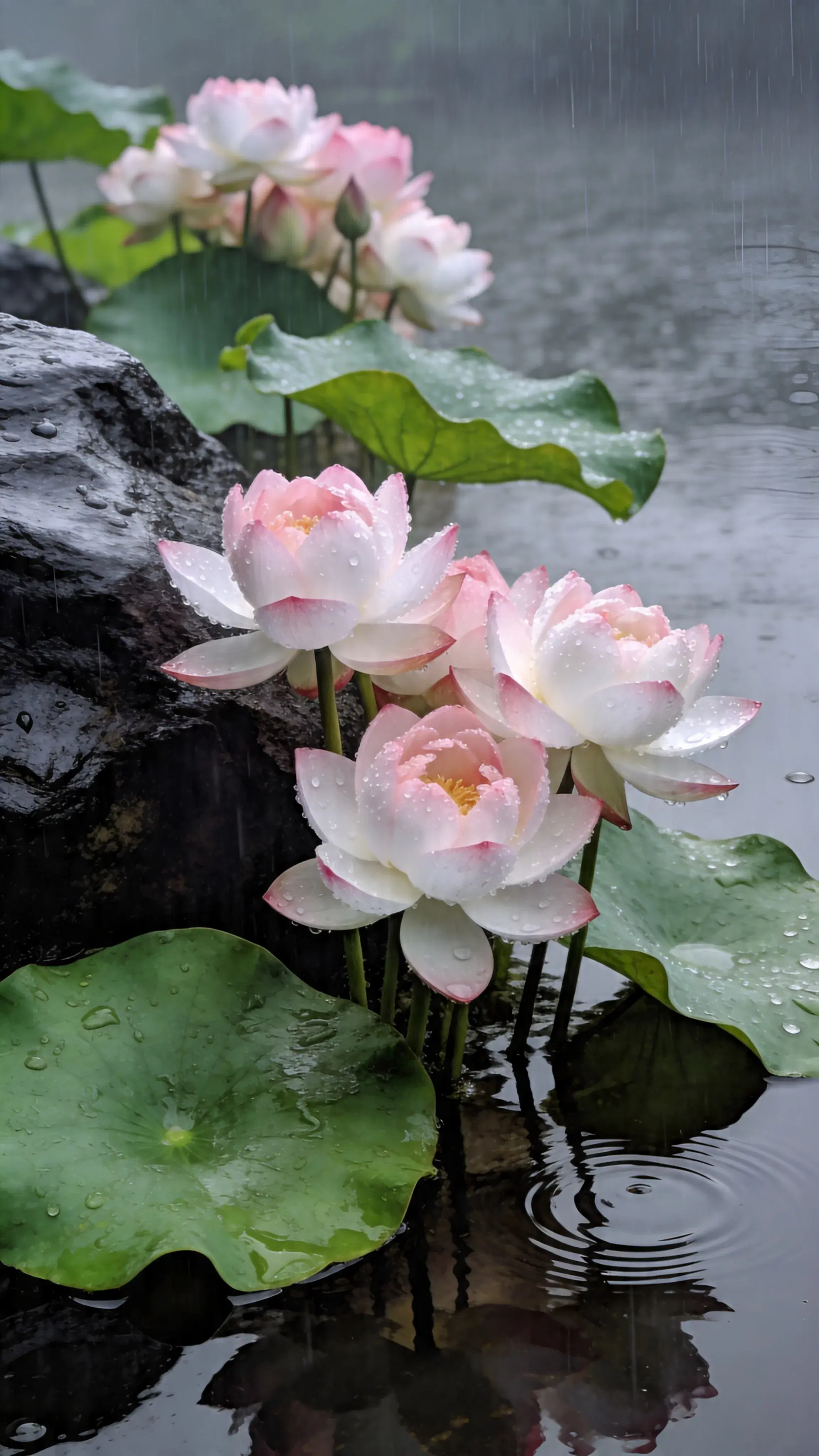 Lotuses Holding the Rain Video - Gallery 3
