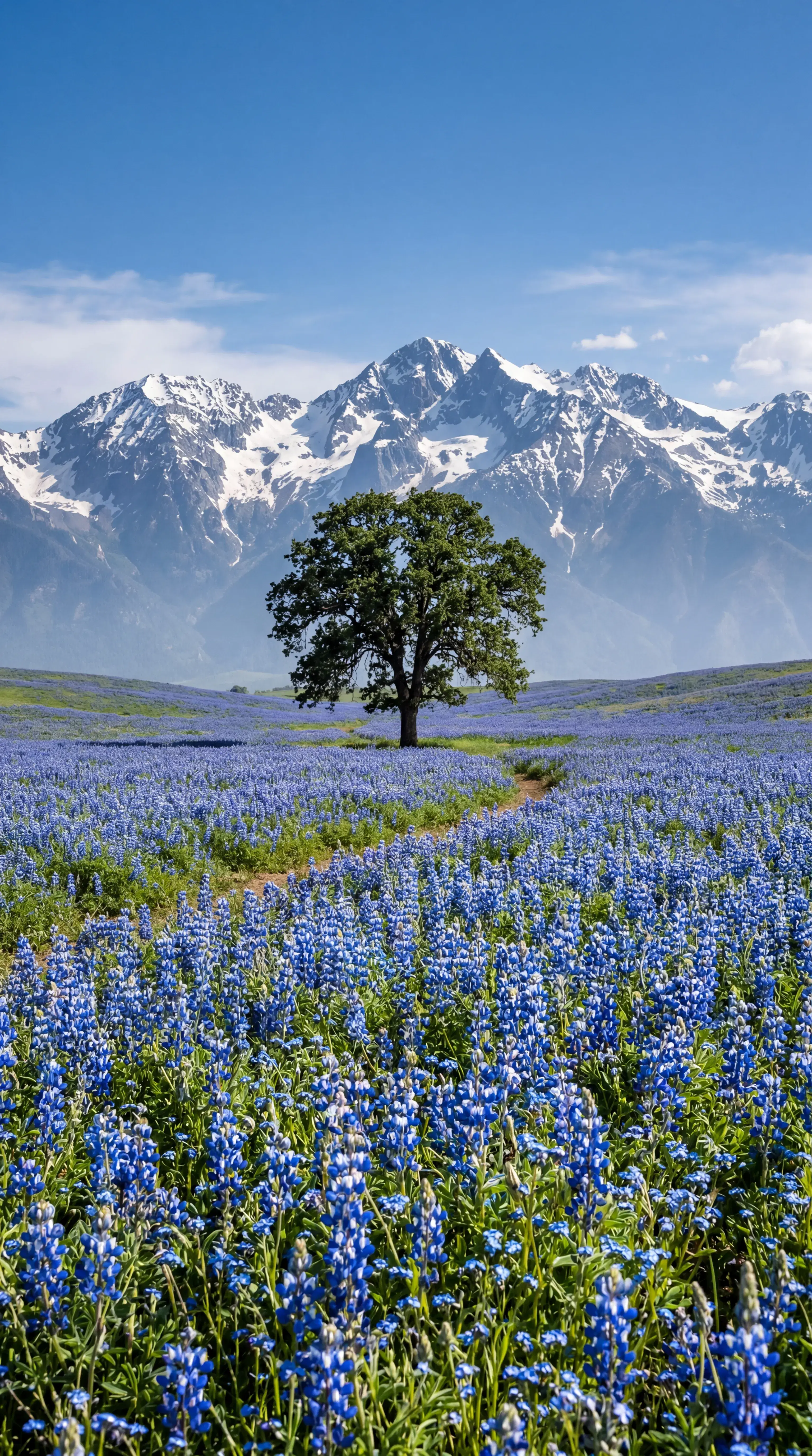Center of Blue Bloom - Gallery 1