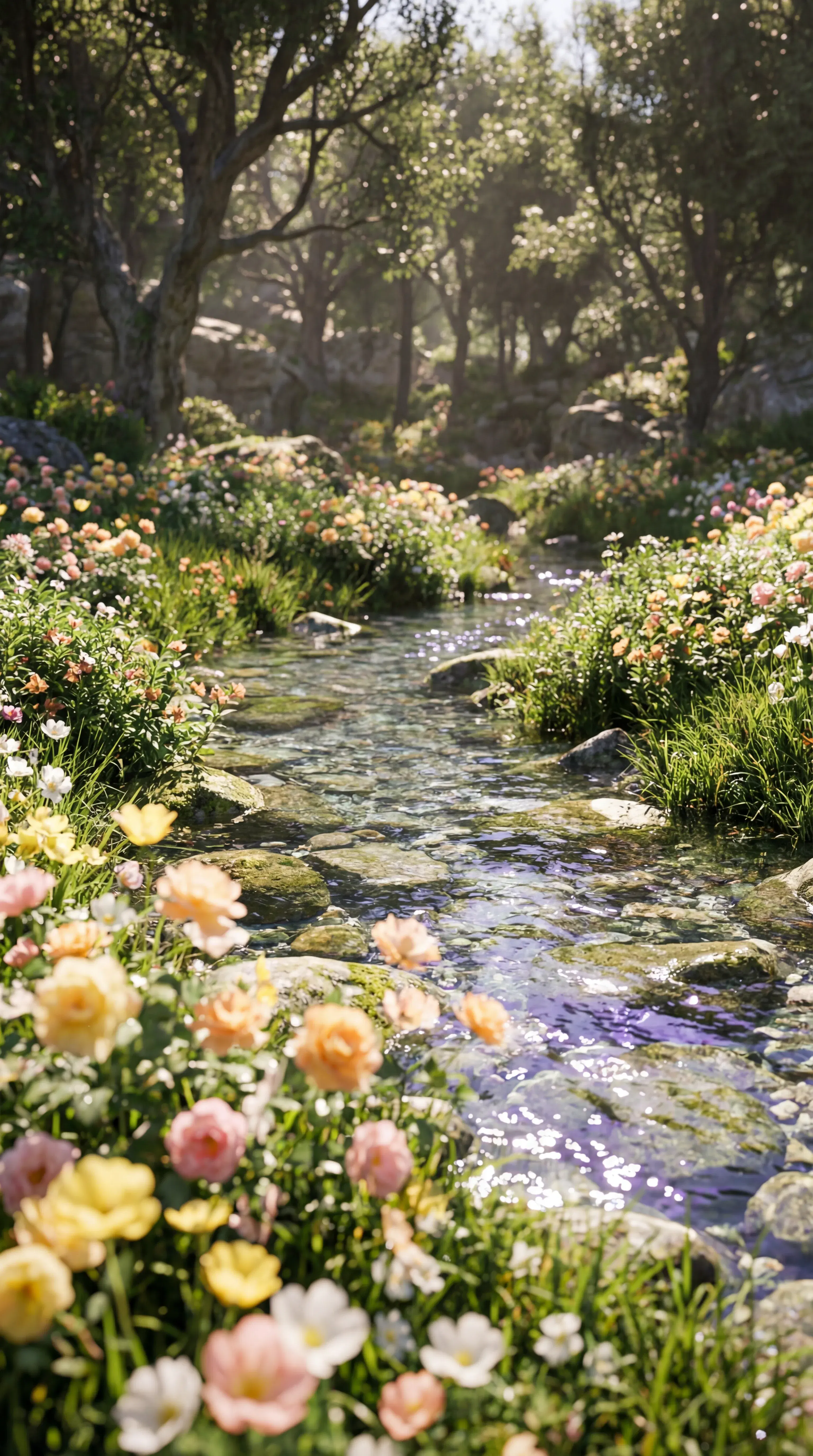 Light Flowing Through Blossoms - Gallery 1