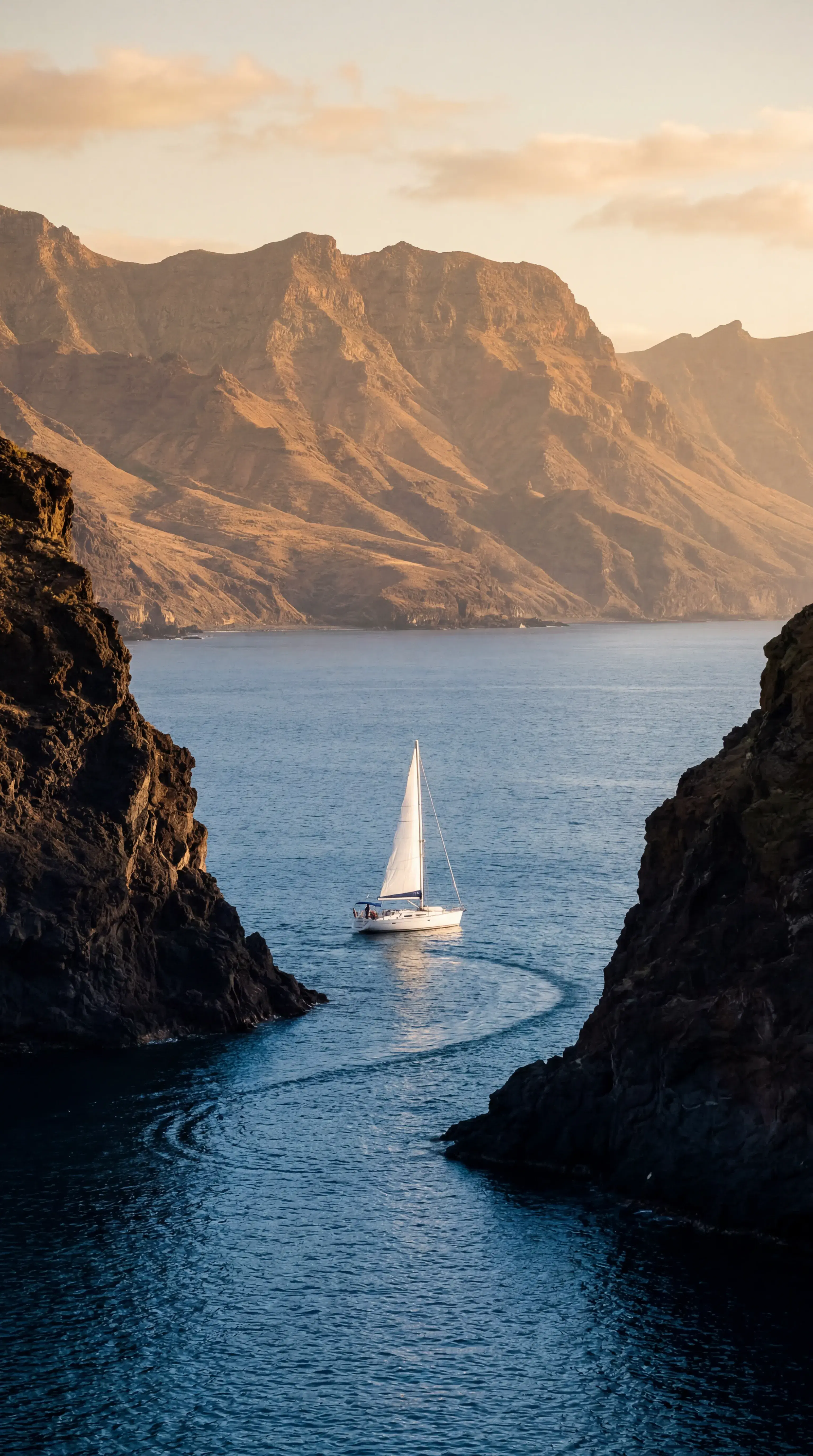 White Passage Between Cliffs - Gallery 3