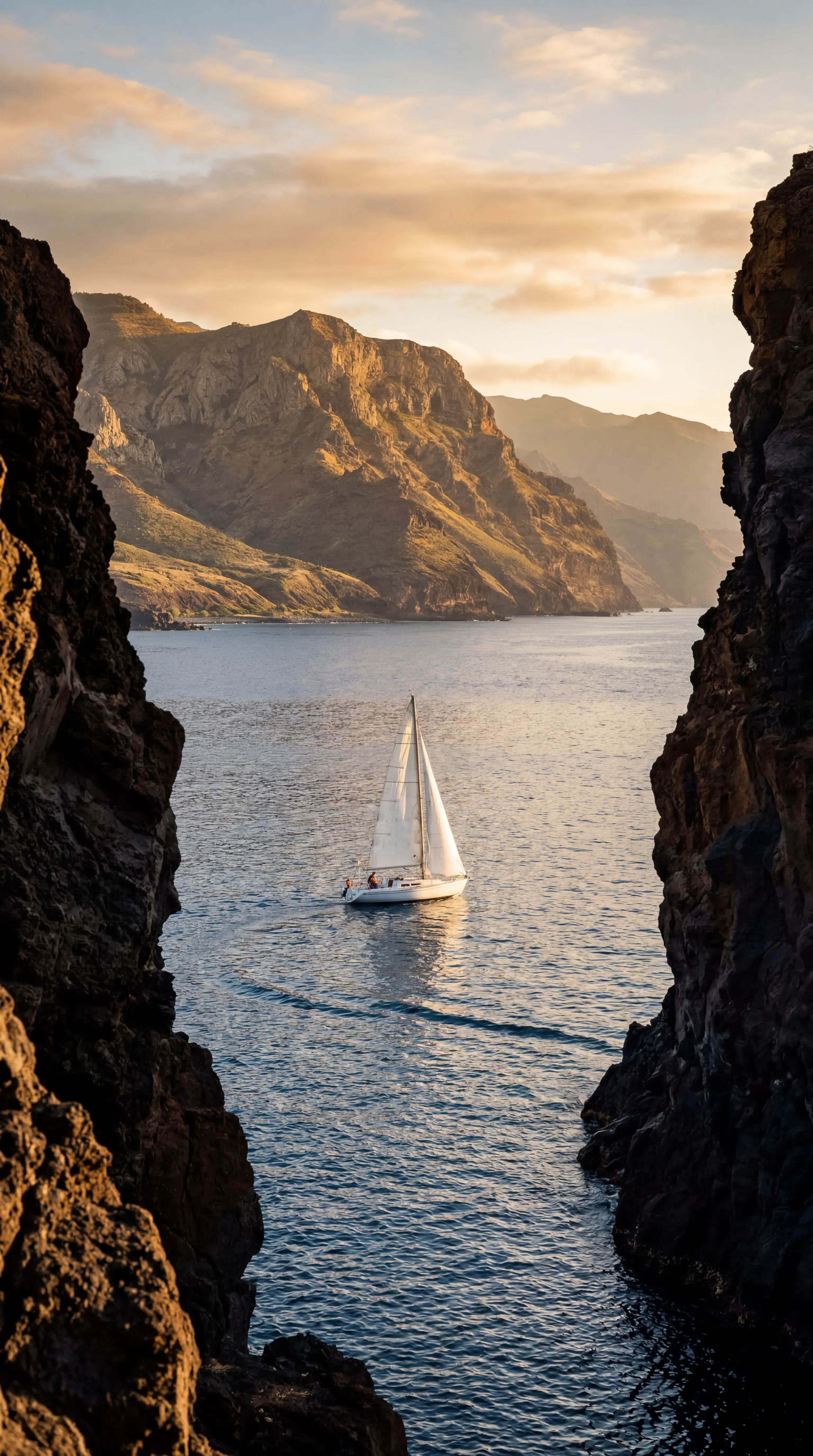 White Passage Between Cliffs - Gallery 3